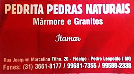PEDRITA PEDRAS NATURAIS